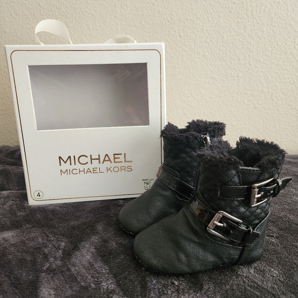 Michael Kors Baby Lily Infant Shoes in Black